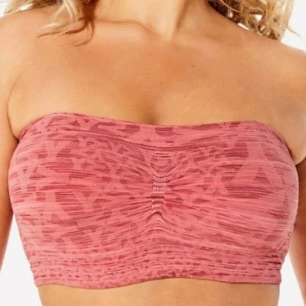 Yitty Nearly Naked Shapewear Jacquard Bandeau with Removable Straps
